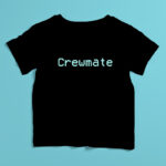 Crewmate Kids Among Us Black T-Shirt