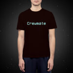 Crewmate Among Us Black T-Shirt