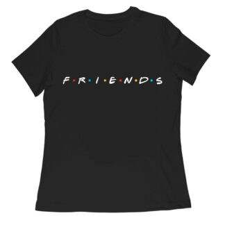 Friends T-Shirt For Women Black