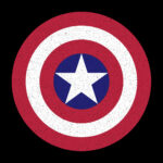 Captain America Shield T-Shirt Design