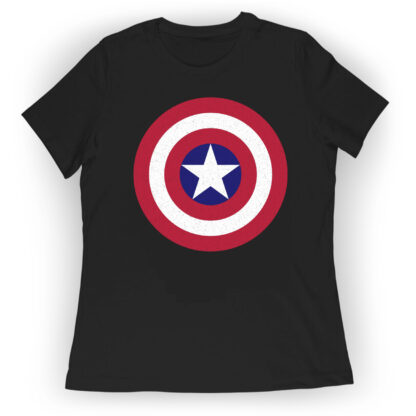 Captain America T-shirt mens black