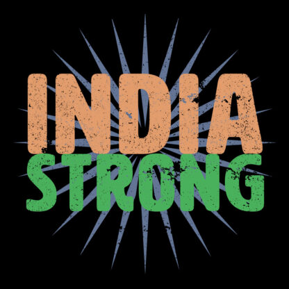 India Strong T-Shirt Design