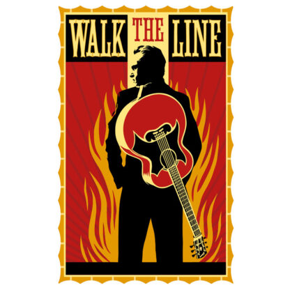 Walk the Line - Johnny Cash T-Shirt for Men