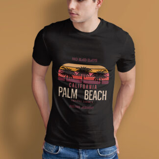 Summer Feels. Palm Beach California T-Shirt for Men