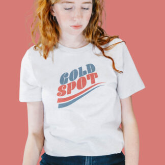 Gold Spot Retro T-Shirt Women