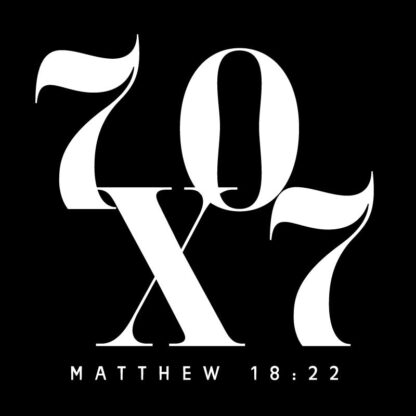 70x7 Matthew 18:22 T-Shirt Design