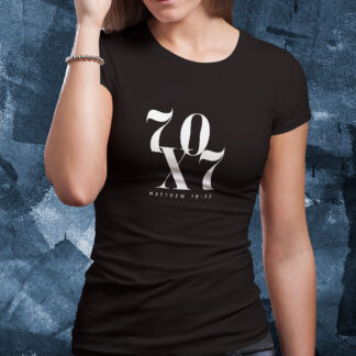 70x7 Matthew 18:22 T-shirt for Women