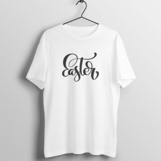 Easter Simple Print T-Shirt - White