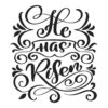 He Has Risen T-Shirt - Design
