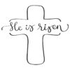 He is Risen, Cross T-shirt Design