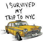 I Survived My Trip To NYC - Tom Holland, Spiderman T-Shirt Design