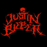 Justin Bieber Heavy Metal T-Shirt Design