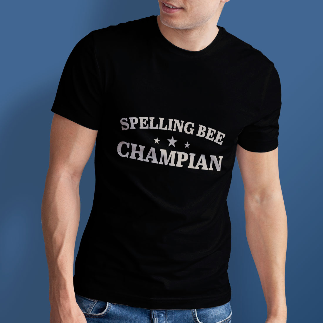 Spelling Bee Champian T-Shirt for Men