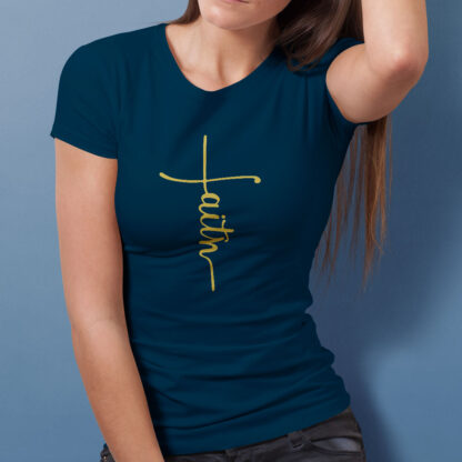 Faith, Cross Shape Women's T-Shirt