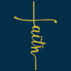 Faith, Cross Shape T-Shirt