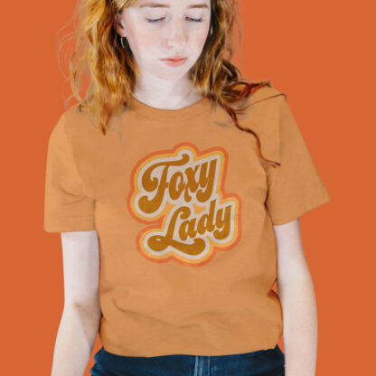 Foxy Lady T-Shirt - Mustard Orange