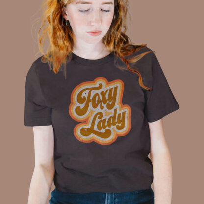 Foxy Lady T-Shirt - Charcoal Grey