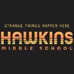 Hawkins Middle School T-Shirt Design