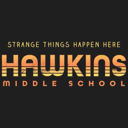 Hawkins Middle School T-Shirt Design