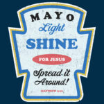 Mayo Light Shine Matthew 5:16 T-Shirt
