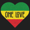 One Love - Bob Marley T-Shirt Design