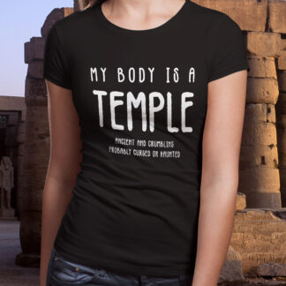 My Body Is A Temple - Ancient & Crumbling. T-Shirt