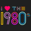 I Love the 1980's T-Shirt Design
