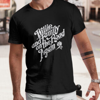 On The Road Again, Willie Nelson T-Shirt