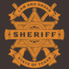 State of Texas, Sheriff T-Shirt Design