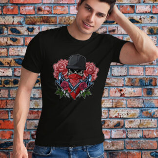 Bandit Skull & Roses T-Shirt