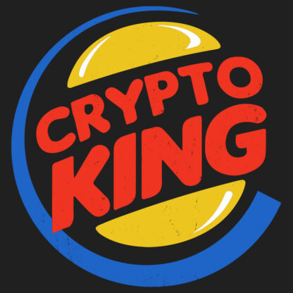 Crypto King T-Shirt Design
