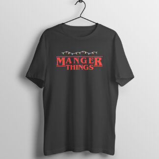 Manger Things T-Shirt - Black