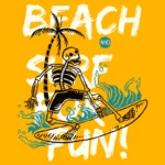 Beach, Surf, and Fun! T-Shirt Design