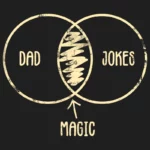 Dad Jokes Venn Diagram T-Shirt Design