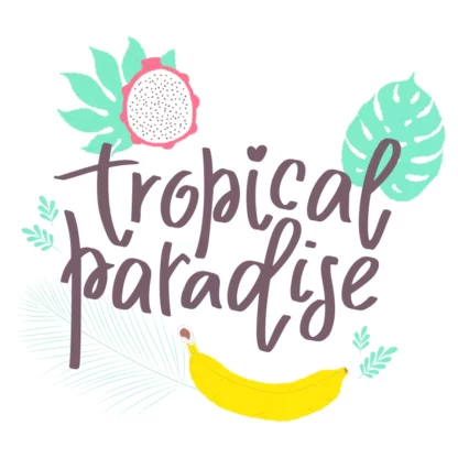 Tropical Paradise T-Shirt Design